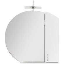 Зеркальный шкаф 88х84,9 см белый Aquanet Моника 00186775