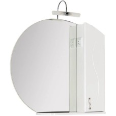 Зеркальный шкаф 88х84,9 см белый Aquanet Моника 00186775