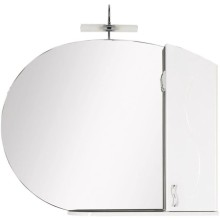 Зеркальный шкаф 108х84,9 см белый Aquanet Моника 00186776