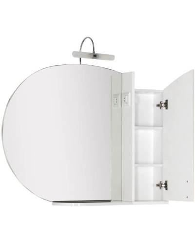 Зеркальный шкаф 108х84,9 см белый Aquanet Моника 00186776