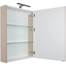 Зеркальный шкаф 60х85 см капучино Aquanet Алвита 00183984