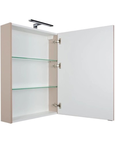 Зеркальный шкаф 60х85 см капучино Aquanet Алвита 00183984