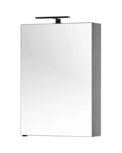 Зеркальный шкаф 60х85 см серый антрацит Aquanet Алвита 00183989