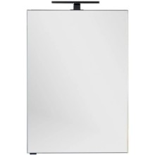 Зеркальный шкаф 60х85 см серый антрацит Aquanet Алвита 00183989