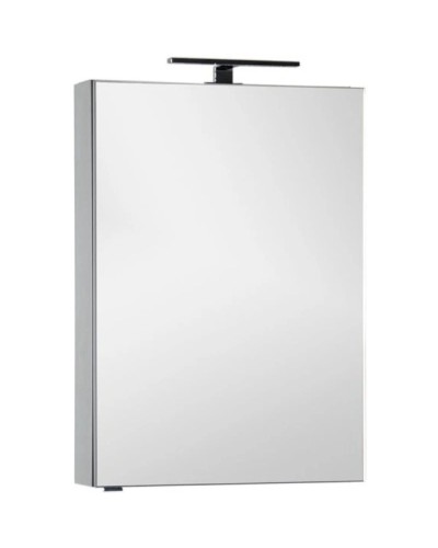 Зеркальный шкаф 60х85 см серый антрацит Aquanet Алвита 00183989