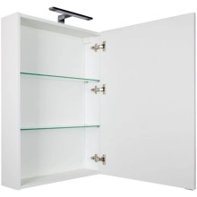 Зеркальный шкаф 60х85 см белый Aquanet Алвита 00183994