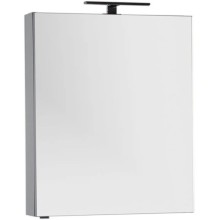 Зеркальный шкаф 70х85 см серый антрацит Aquanet Алвита 00183990