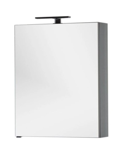 Зеркальный шкаф 70х85 см серый антрацит Aquanet Алвита 00183990