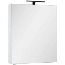 Зеркальный шкаф 70х85 см белый Aquanet Алвита 00184038