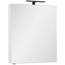 Зеркальный шкаф 70х85 см белый Aquanet Алвита 00184038