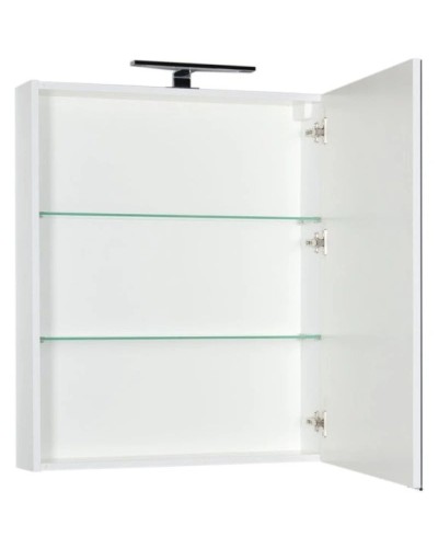 Зеркальный шкаф 70х85 см белый Aquanet Алвита 00184038