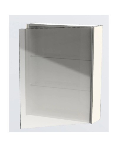 Зеркальный шкаф 60х75 см белый Aquanet Латина 00179942