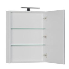 Зеркальный шкаф 60х75 см белый Aquanet Латина 00179942