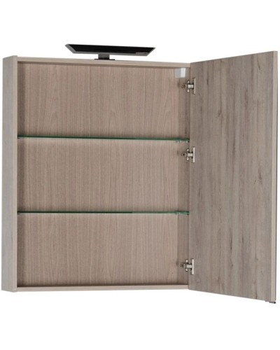 Зеркальный шкаф 70х85 см дуб кантри Aquanet Мадейра 00183065