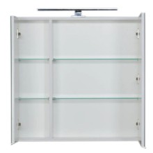 Зеркальный шкаф 80х75 см белый Aquanet Латина 00179635