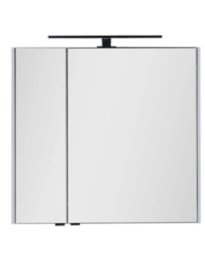 Зеркальный шкаф 80х75 см белый Aquanet Латина 00179635