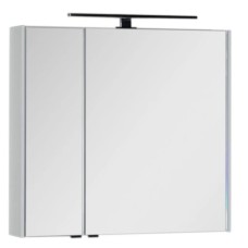 Зеркальный шкаф 80х75 см белый Aquanet Латина 00179635