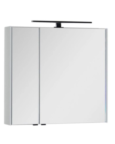 Зеркальный шкаф 80х75 см белый Aquanet Латина 00179635