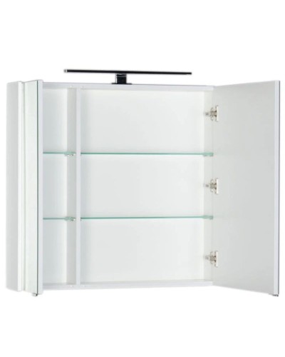 Зеркальный шкаф 80х75 см белый Aquanet Латина 00179635