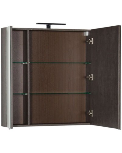 Зеркальный шкаф 79,8х85 см дуб антик Aquanet Эвора 00182741