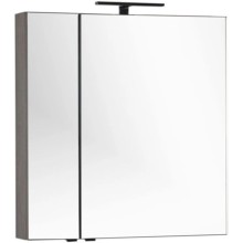 Зеркальный шкаф 79,8х85 см дуб антик Aquanet Эвора 00182741