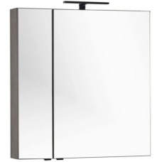 Зеркальный шкаф 79,8х85 см дуб антик Aquanet Эвора 00182741