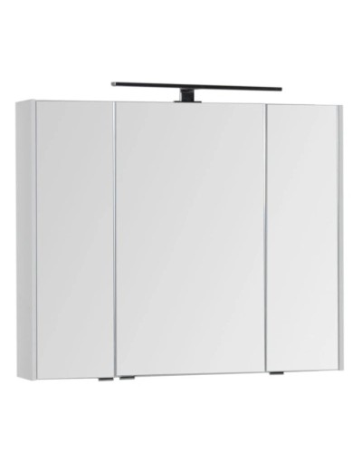 Зеркальный шкаф 90х75 см белый Aquanet Латина 00179605