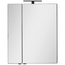 Зеркальный шкаф 69,8х85 см дуб антик Aquanet Эвора 00182997