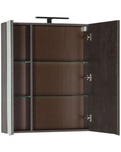 Зеркальный шкаф 69,8х85 см дуб антик Aquanet Эвора 00182997