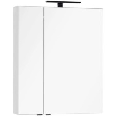 Зеркальный шкаф 69,8х85 см белый Aquanet Эвора 00184305