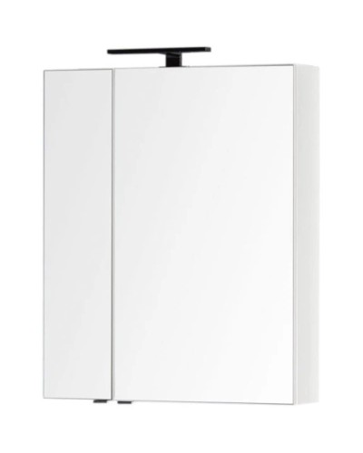 Зеркальный шкаф 69,8х85 см белый Aquanet Эвора 00184305