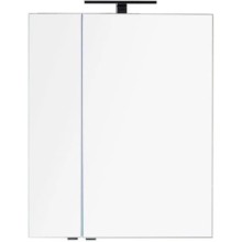 Зеркальный шкаф 69,8х85 см белый Aquanet Эвора 00184305