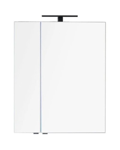 Зеркальный шкаф 69,8х85 см белый Aquanet Эвора 00184305