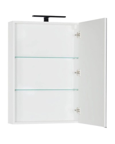 Зеркальный шкаф 59,6х85 см белый Aquanet Эвора 00184304