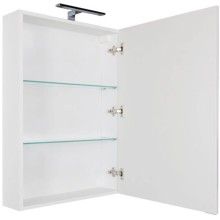 Зеркальный шкаф 59,6х85 см белый Aquanet Эвора 00184304