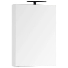 Зеркальный шкаф 59,6х85 см белый Aquanet Эвора 00184304