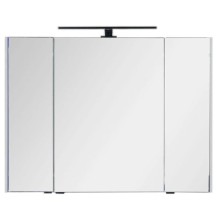 Зеркальный шкаф 100х75 см белый Aquanet Латина 00179636