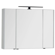 Зеркальный шкаф 100х75 см белый Aquanet Латина 00179636