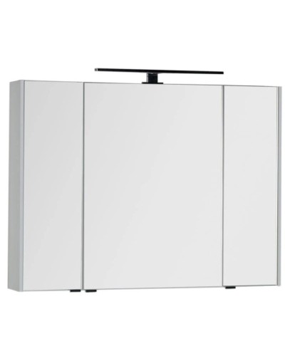 Зеркальный шкаф 100х75 см белый Aquanet Латина 00179636