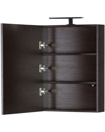 Зеркальный шкаф 50х67 см венге Aquanet Нота 00172682