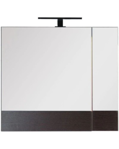 Зеркальный шкаф 75х67 см венге Aquanet Нота 00159109