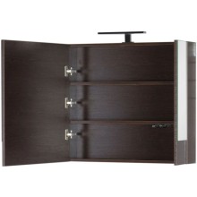 Зеркальный шкаф 75х67 см венге Aquanet Нота 00159109