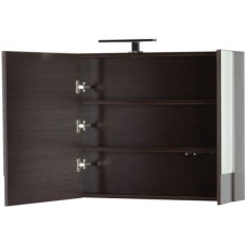 Зеркальный шкаф 100х67 см венге Aquanet Нота 00159111