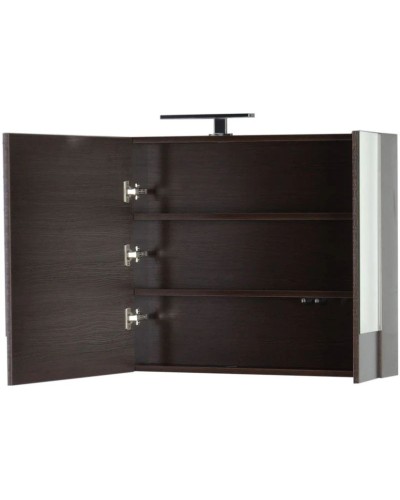 Зеркальный шкаф 100х67 см венге Aquanet Нота 00159111