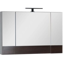 Зеркальный шкаф 100х67 см венге Aquanet Нота 00159111