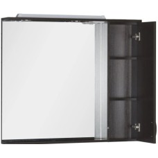 Зеркальный шкаф 100х87 см с подсветкой венге Aquanet Донна 00169185