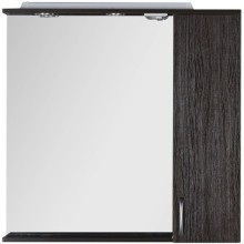 Зеркальный шкаф 100х87 см с подсветкой венге Aquanet Донна 00169185