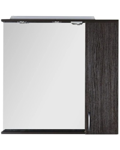 Зеркальный шкаф 100х87 см с подсветкой венге Aquanet Донна 00169185