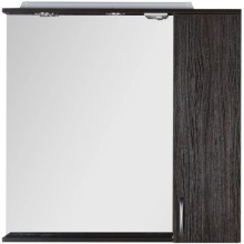 Зеркальный шкаф 90х87 см с подсветкой венге Aquanet Донна 00169179