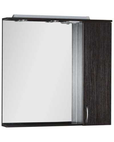 Зеркальный шкаф 90х87 см с подсветкой венге Aquanet Донна 00169179